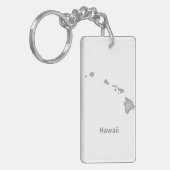 Porte-clés Carte d'Hawaï (Devant gauche)
