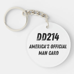 Porte-clés Carte d'identité officielle de l'Amérique DD214