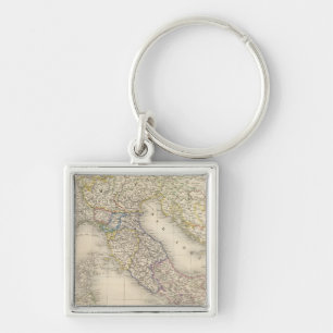 Porte-clés Carte d'Italie