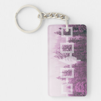 Porte-clés Carte Drapeau Forêt Brute Haudenosaunee