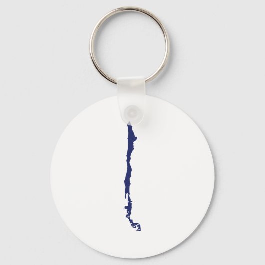 Porte-clés Carte du Chili (Recto)