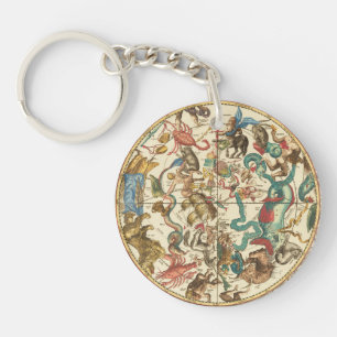Porte-clés Carte du ciel de l'hémisphère sud de 1660, édition