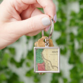 Porte-clés Carte Du Delaware (main)