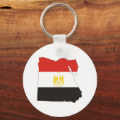 Porte-clés carte du drapeau de l'egypte (Recto)