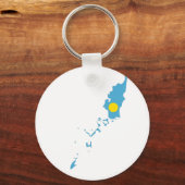 Porte-clés Carte du drapeau des Palaos (Recto)