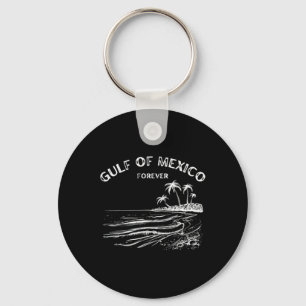 Porte-clés Carte Du Drapeau Du Golfe Des États-Unis D'Amériqu