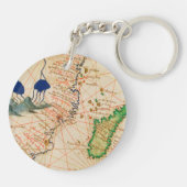 Porte-clés Carte du Madagascar (Dos)