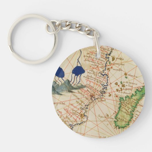 Porte-clés Carte du Madagascar (Devant)