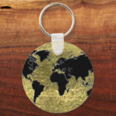 Porte-clés Carte du monde (Recto)