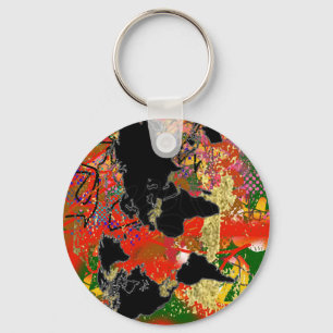 Porte-clés Carte du monde