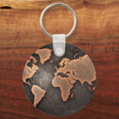Porte-clés Carte du monde (Recto)