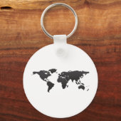 Porte-clés Carte du monde (Recto)