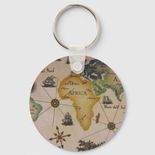 Porte-clés Carte du monde - Afrique