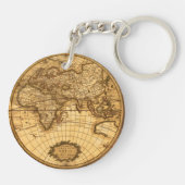 Porte-clés Carte du monde antique (Dos)