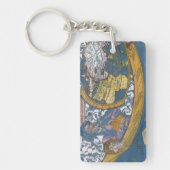 Porte-clés Carte du monde antique avec Claudius Ptolemy, 1507 (Devant)