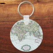 Porte-clés Carte du monde antique du 17ème siècle, Frederick  (Recto)