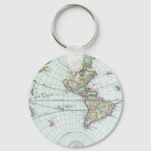 Porte-clés Carte du monde antique du 17ème siècle, Frederick  (Verso)