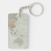 Porte-clés carte du monde classique (Dos)