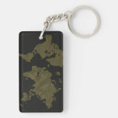 Porte-clés Carte du monde de Digitals (Dos)