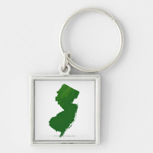 Porte-clés Carte du New Jersey 2