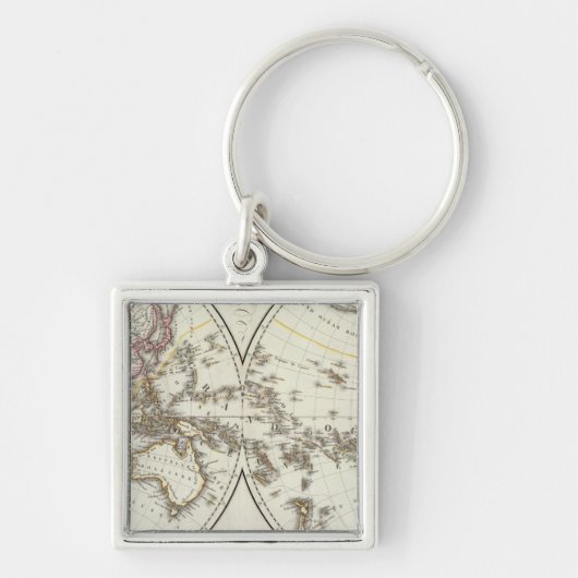 Porte-clés Carte du Paris Atlas (Devant)