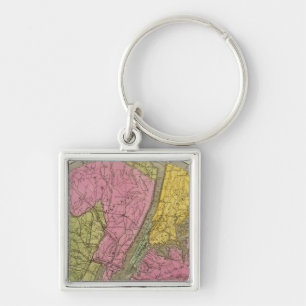 Porte-clés Carte du pays