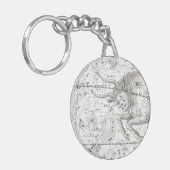 Porte-clés Carte du plat XIV de constellations (Devant gauche)