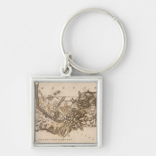 Porte-clés Carte du Tennessee par Arrowsmith