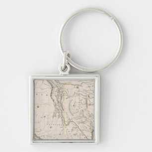 Porte-clés Carte Du Texas Et Des Pays Voisins