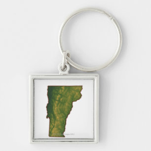 Porte-clés Carte du Vermont