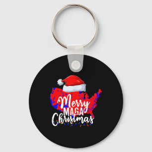Porte-clés Carte électorale Trump Joyeux Noël Père Noël H