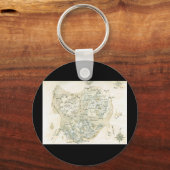 Porte-clés Carte étiquetée de Trino (Recto)