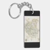 Porte-clés Carte étiquetée de Trino (Devant gauche)