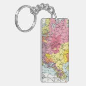 PORTE-CLÉS CARTE : EXPANSION DE LA RUSSIE (Devant gauche)