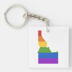 Porte-clés Carte gay des États-Unis  État de l'Idaho