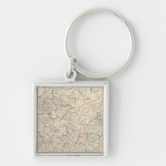 Porte-clés Carte générale de la Russie en Europe (Devant)