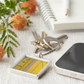Porte-clés Carte géographique (Côté)