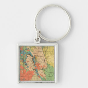 Porte-clés Carte géologique générale du Colorado