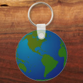 Porte-clés Carte/Globe (Recto)