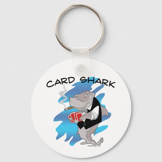 Porte-clés Carte graphique requin (Recto)