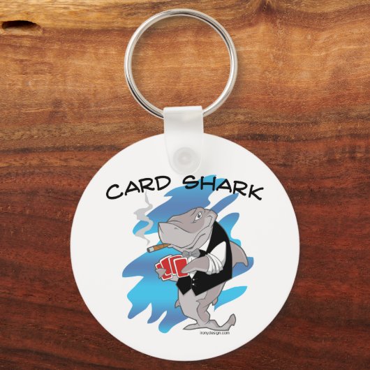 Porte-clés Carte graphique requin (Verso)