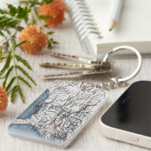 PORTE-CLÉS CARTE : GUERRE CIVILE, 1861 (Devant droit)