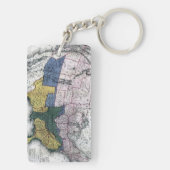 PORTE-CLÉS CARTE : GUERRE CIVILE, 1864 (Dos)