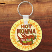 Porte-clés Carte Hot Momma (Recto)