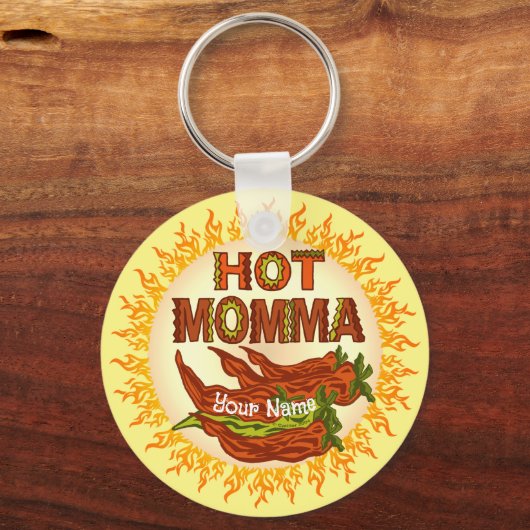 Porte-clés Carte Hot Momma (Recto)