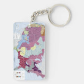 PORTE-CLÉS CARTE : INDIENS D'AMERIQUE (Dos)