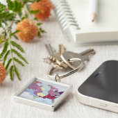 PORTE-CLÉS CARTE : INDIENS D'AMERIQUE (Côté)