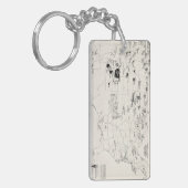 PORTE-CLÉS CARTE : INDIENS D'AMERIQUE 2 (Devant gauche)