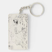 PORTE-CLÉS CARTE : INDIENS D'AMERIQUE 2 (Dos)