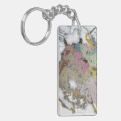 PORTE-CLÉS CARTE : INDIENS D'AMERIQUE 3 (Devant gauche)